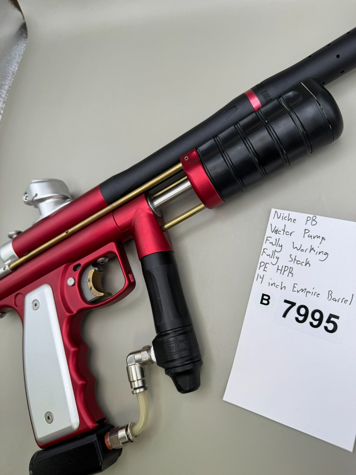 Niche PB Vector Pump - Paintball Marker Fully Working