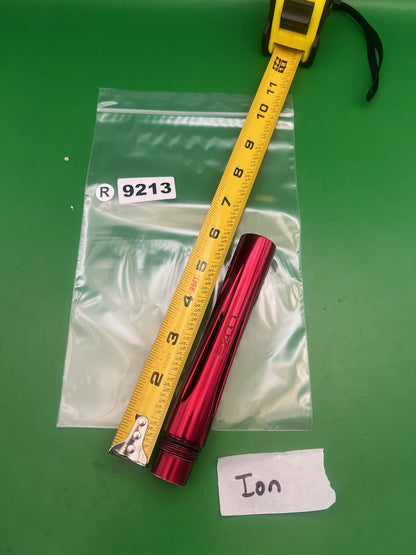 DLX Luxe Freak XL Barrel Back Ion Thread Red Anodized ~6" Aluminum