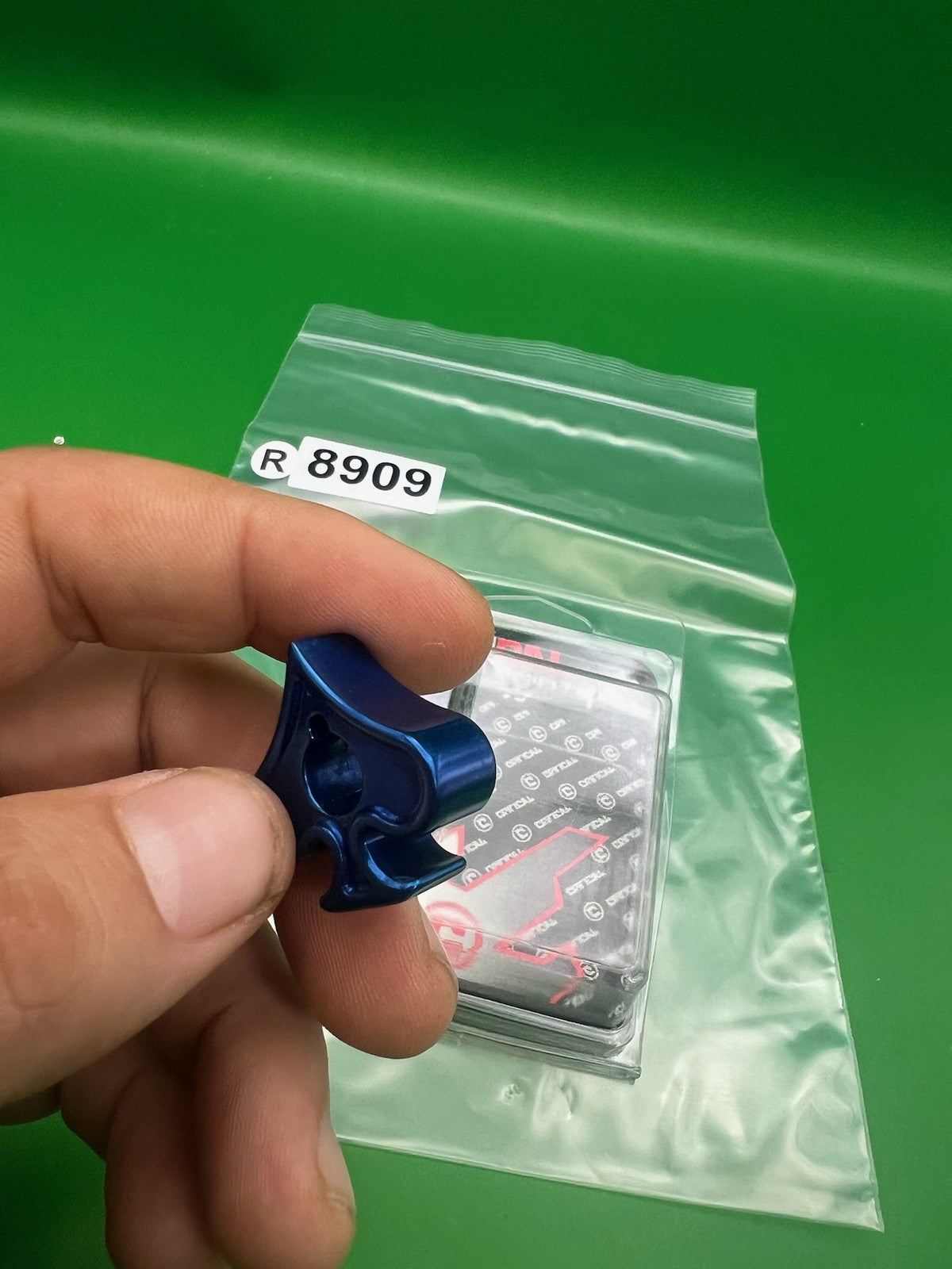 Critical Paintball Contract Killer HALO Rip Drive Knob Blue Aluminum