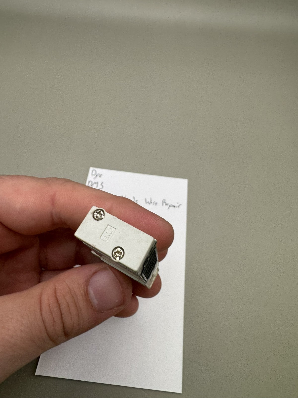 Dye DM3 Solenoid SMC VQZ1151K-9G-X86 White Black For Parts