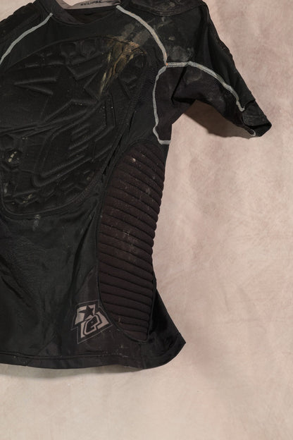 Planet Eclipse Padded Paintball Compression Shirt Black Size Small Protection