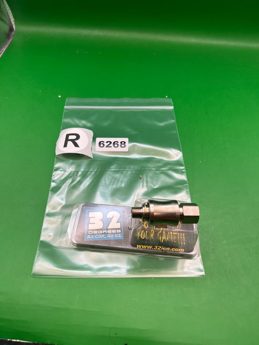 32 Degrees Stainless Steel Inline Regulator Silver