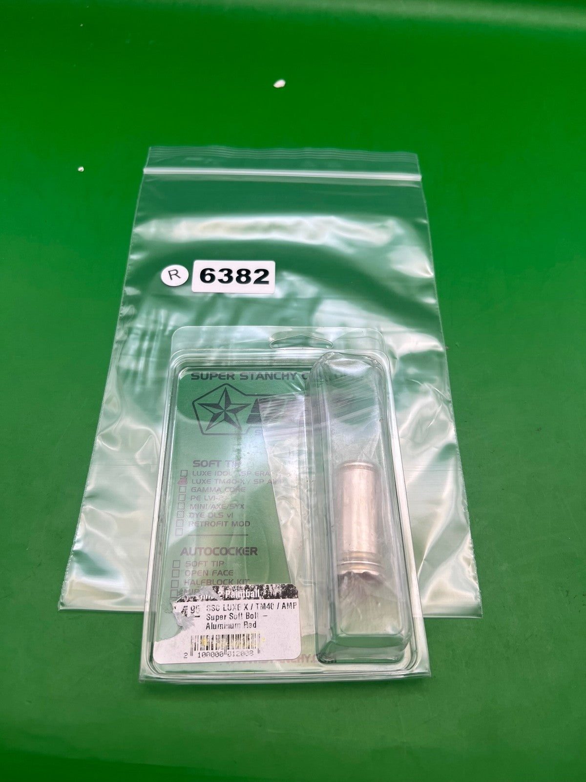 Super Stanchy Customs SSC Luxe X TM40 AMP Super Soft Bolt Aluminum Red