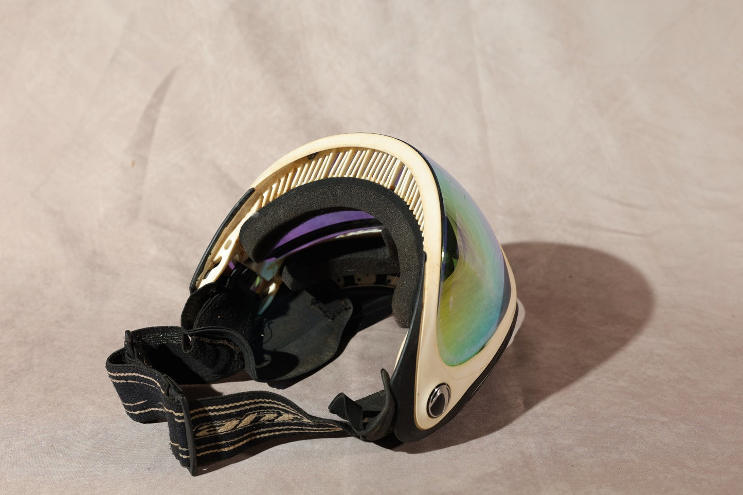 Dye I4 Paintball Mask Goggle Tan Black Frame Gold Mirror Thermal Lens