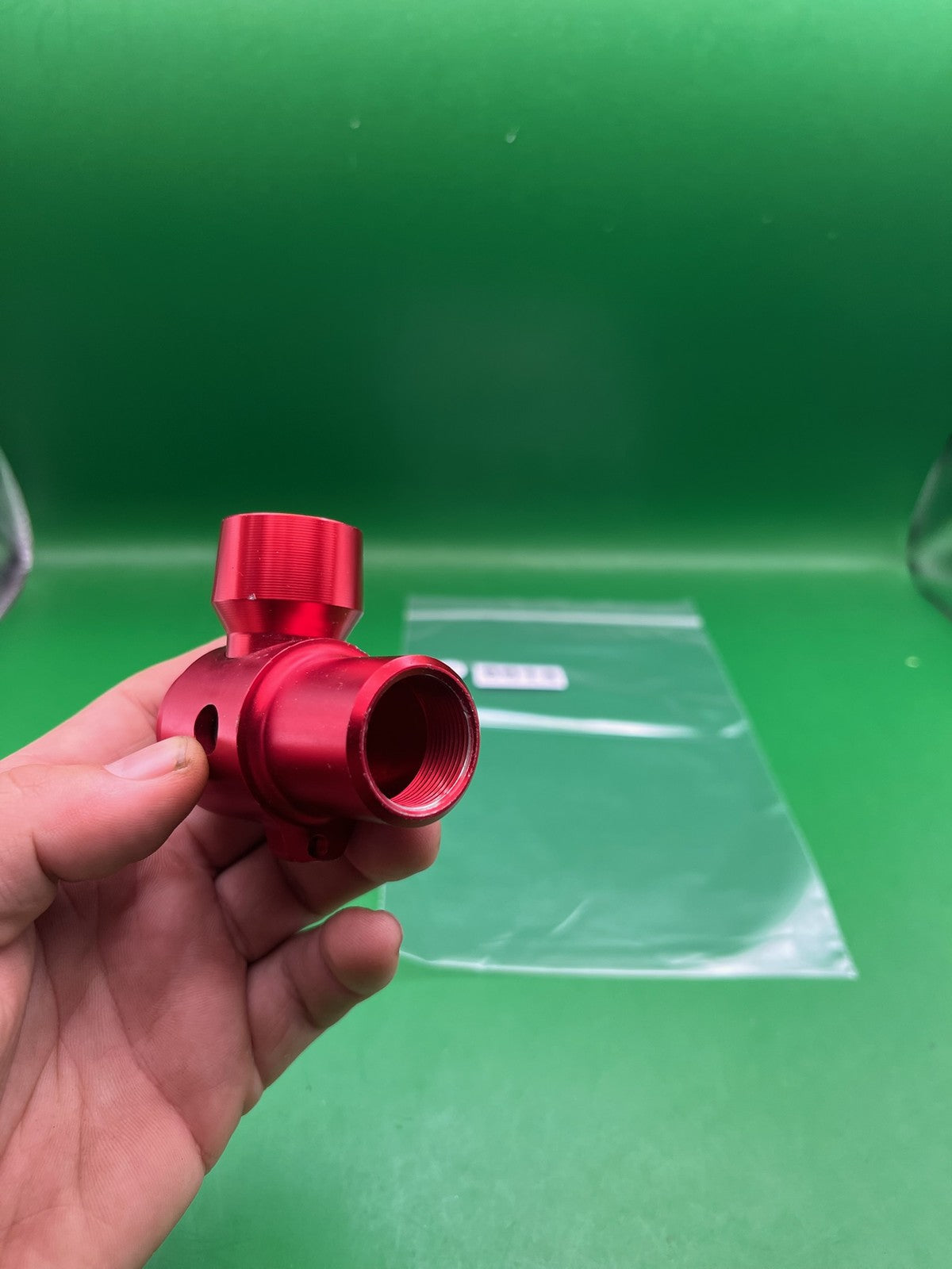 Dye Dm3 Breach Kit - used paintball breach / feed block - red anno