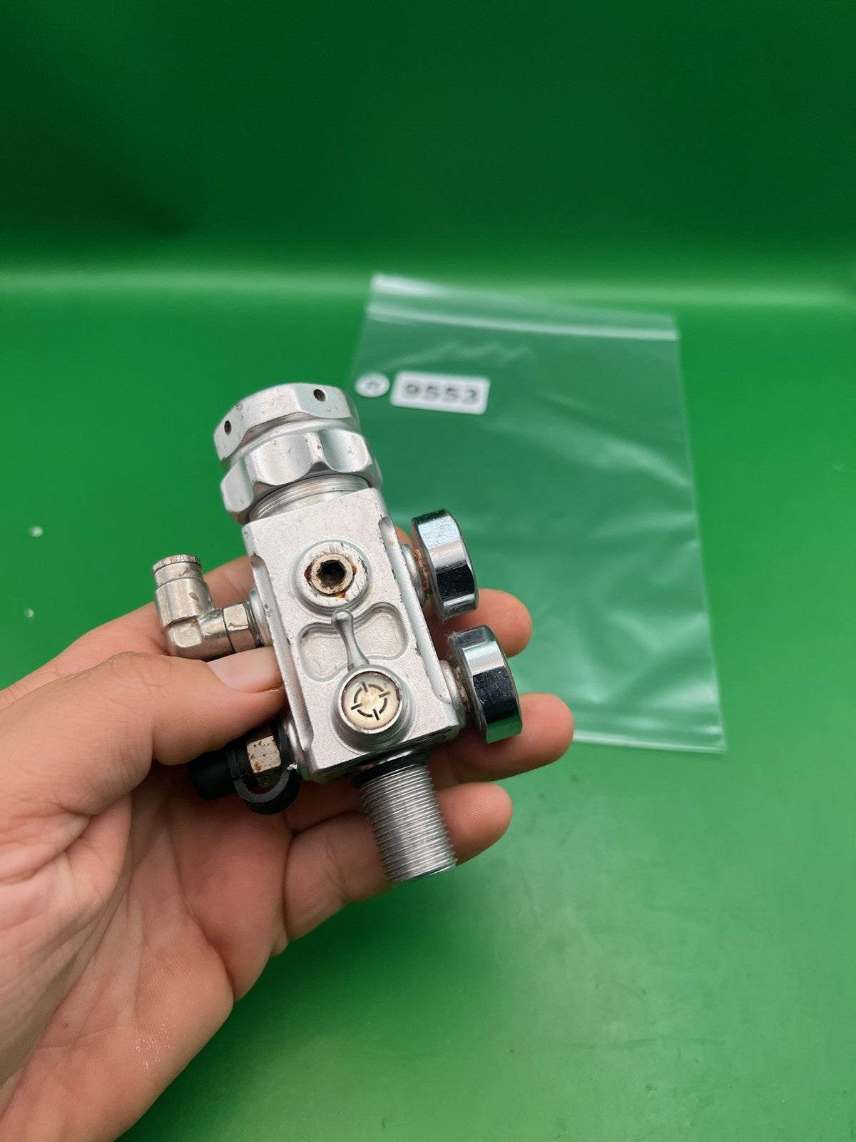 Smart Parts Max Flo Tank Regulator 4500 PSI Silver Aluminum HPA
