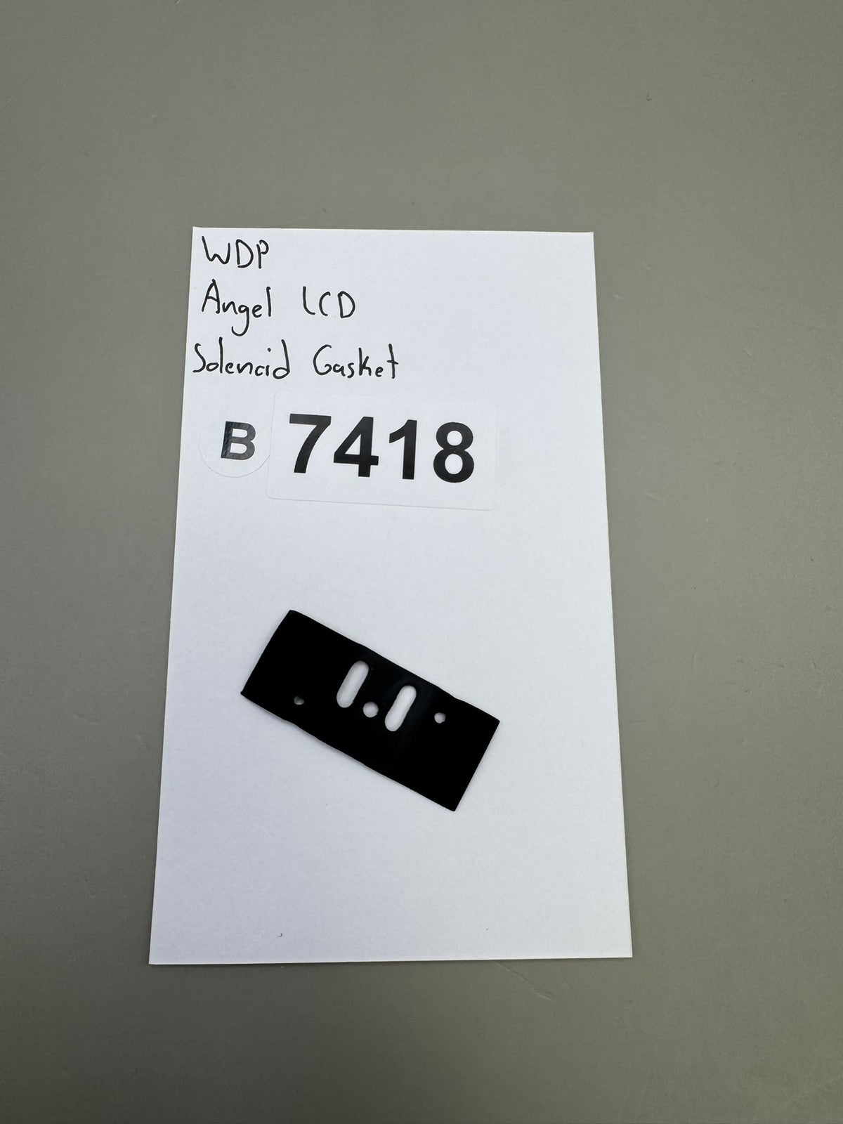 WDP Angel LCD Solenoid Gasket Black