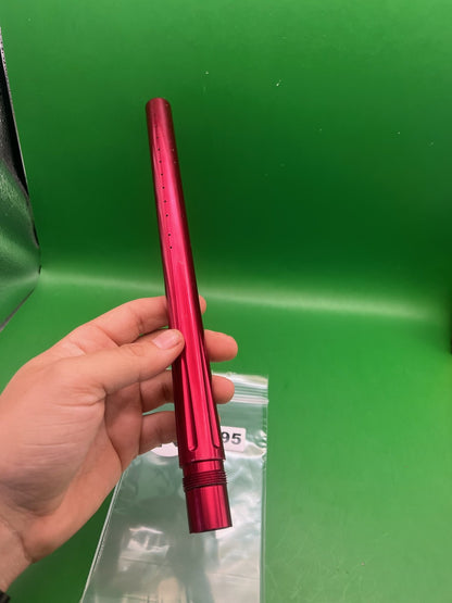 Stock Autococker 14" .690 Red - used paintball barrel - red anno