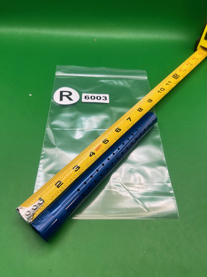 Bob Long 2 Piece Barrel tip blue - used paintball barrel tip - blue