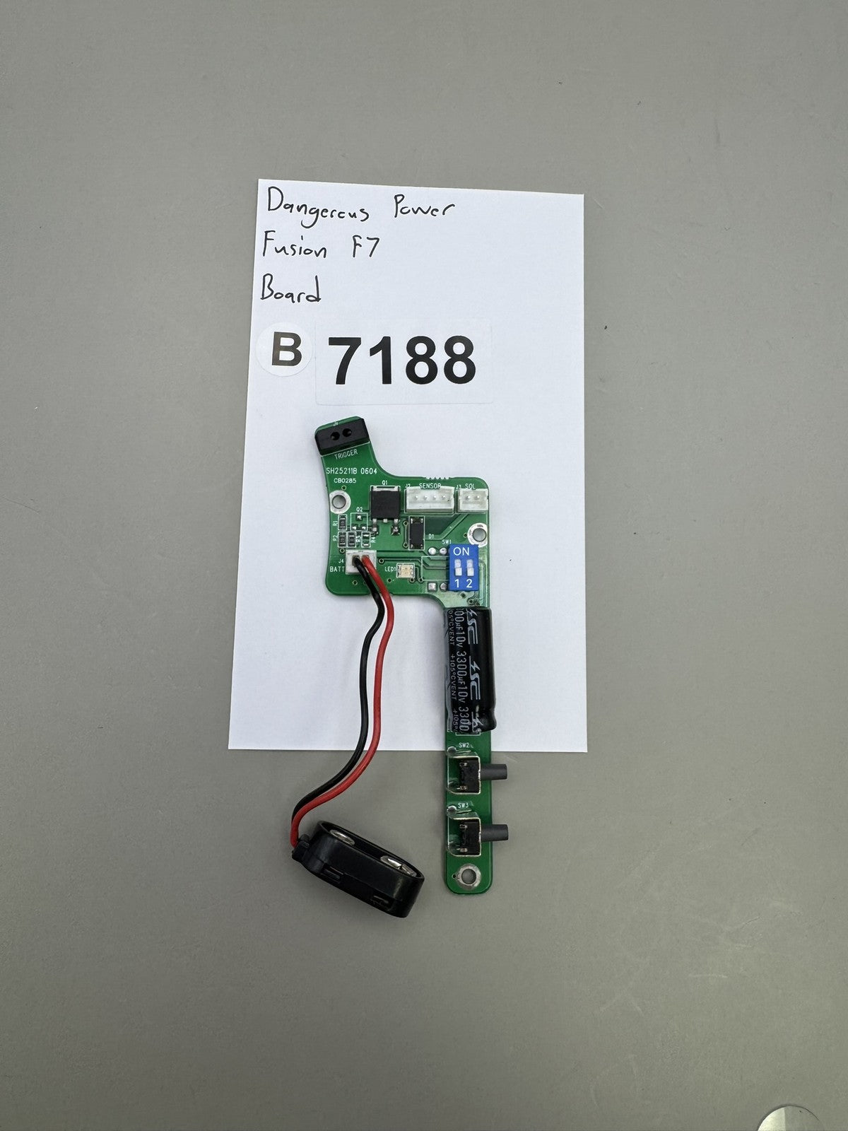 Dangerous Power Fusion F7 Circuit Board Green