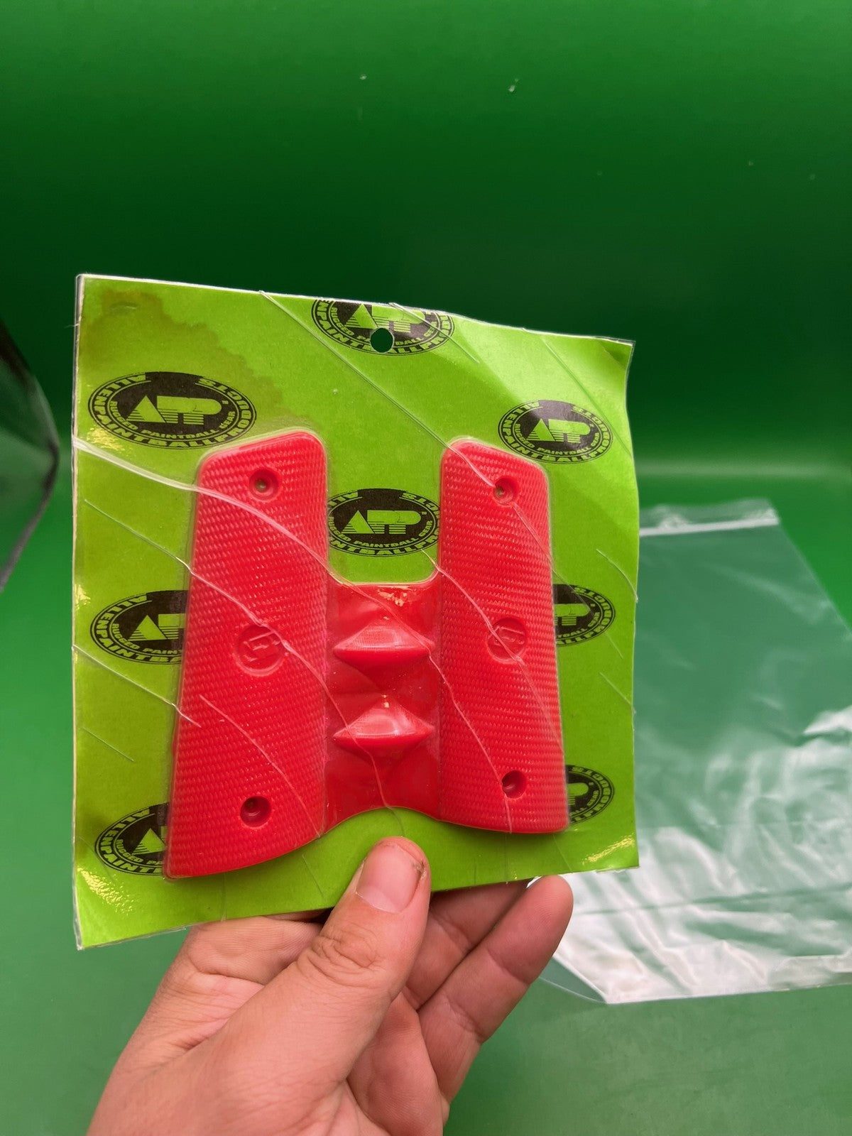 Allen Paintball Products Rubber Grip Wrappers with Finger Slots Red