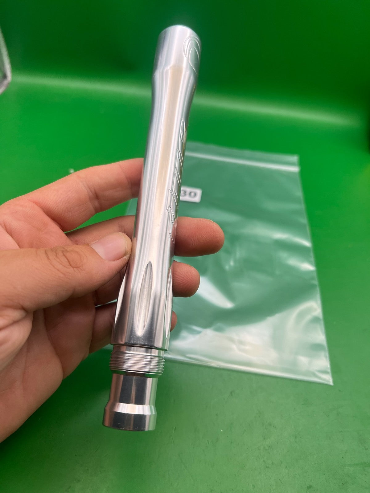 Dye UL Barrel Back Polished Silver AC Thread .684 Bore