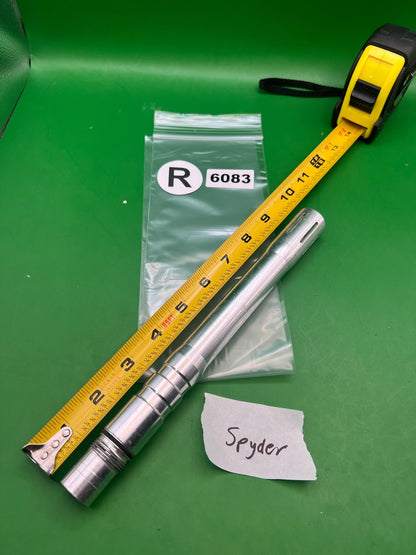 Spyder Barrel 9" .690 Silver - used paintball barrel - silver