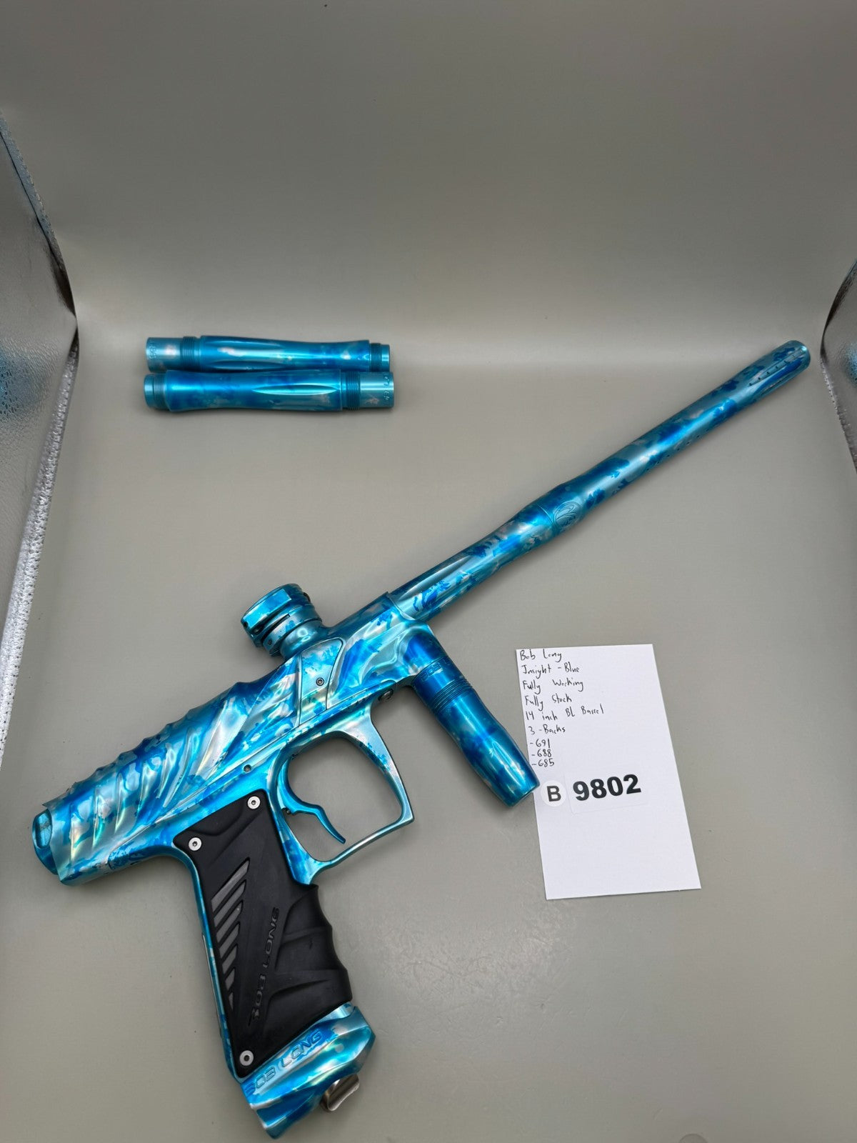 Bob Long Insight - Blue - Paintball Marker Fully Working