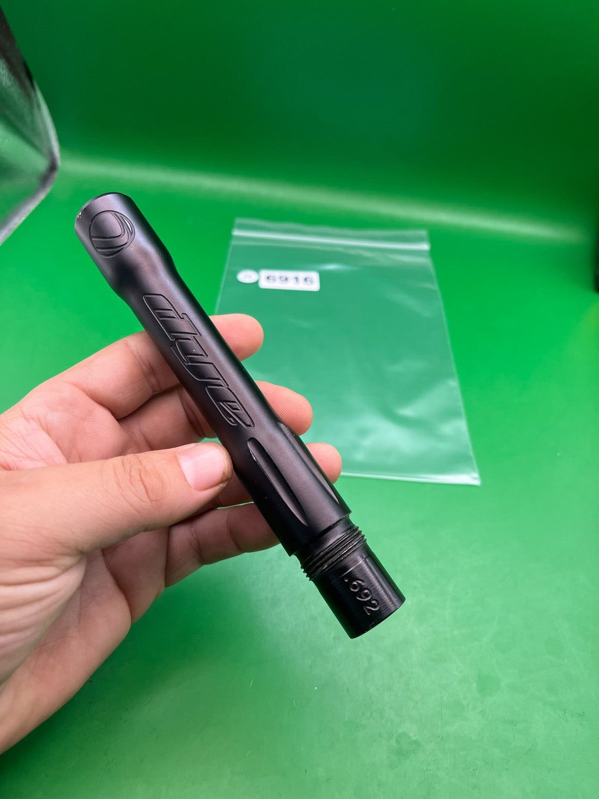 Luxe ION Threaded Dye UltraLite Barrel Back Black .692 Autococker