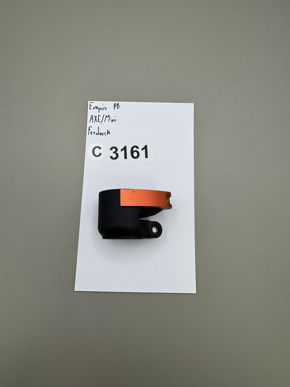 Empire AXE/Mini Feedneck Black Orange Clamping Paintball Part