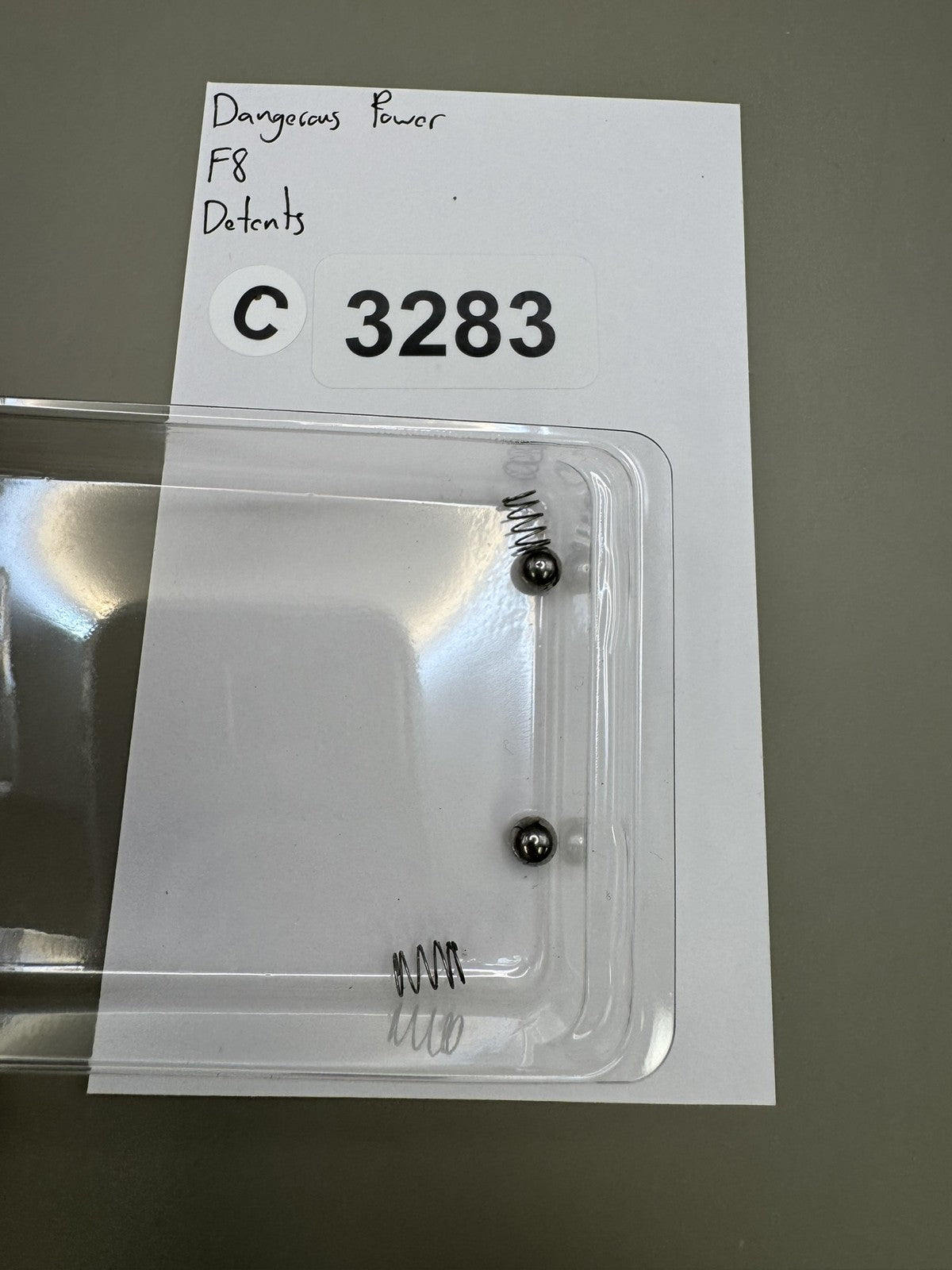 Dangerous Power F8 Detents