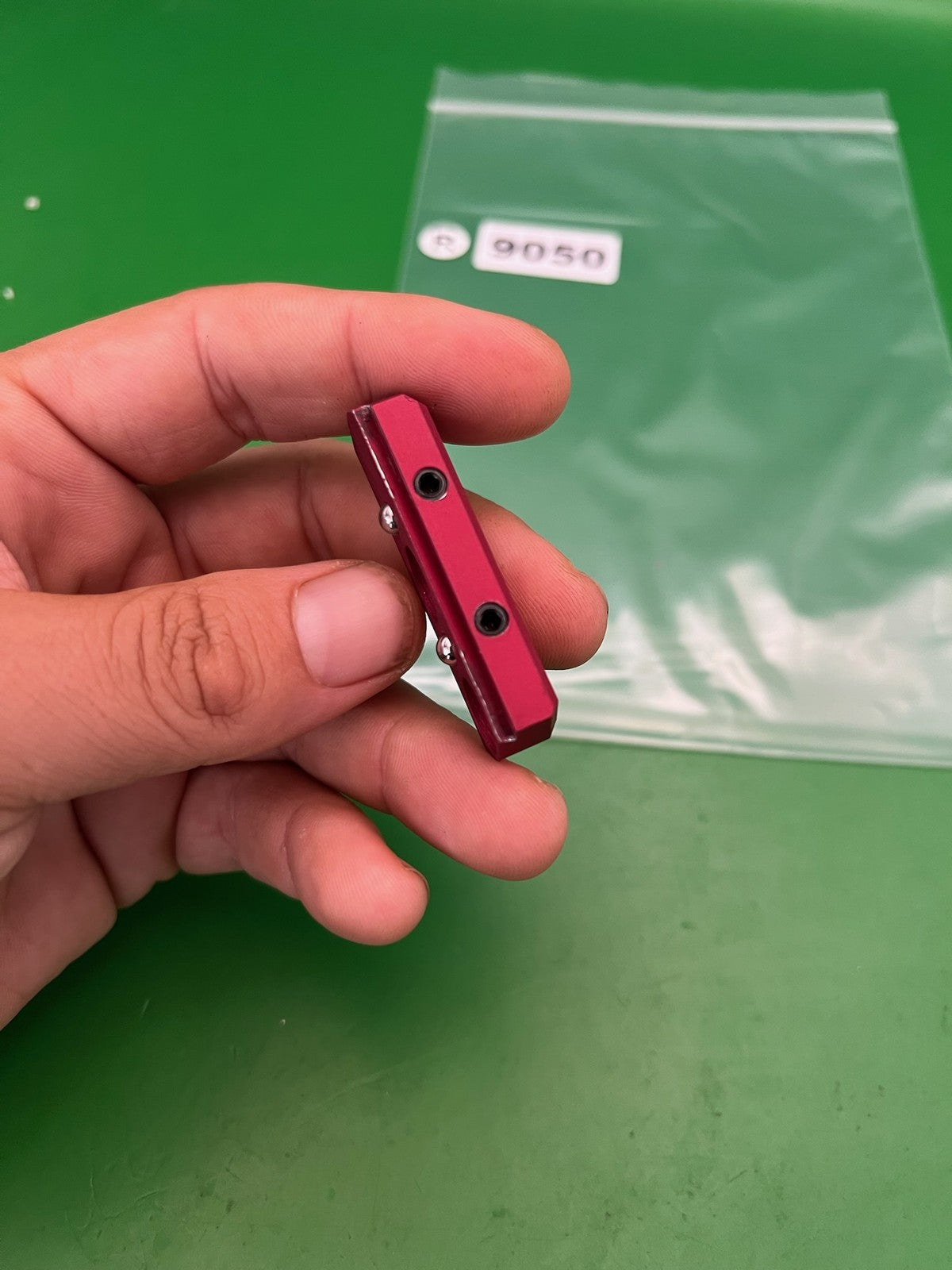 Bloodline ASA Rail Red Anodized Aluminum Paintball Marker Mount