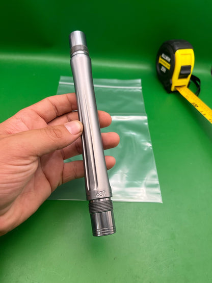 Planet Eclipse Shaft 4 Barrel Back Silver .689 Bore AC Thread ~8.5"