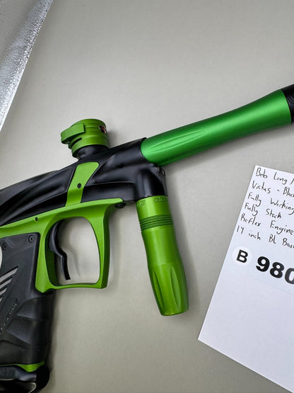 Bob Long / G.I Sportz Victus - Black/Green - Paintball Marker Fully Working