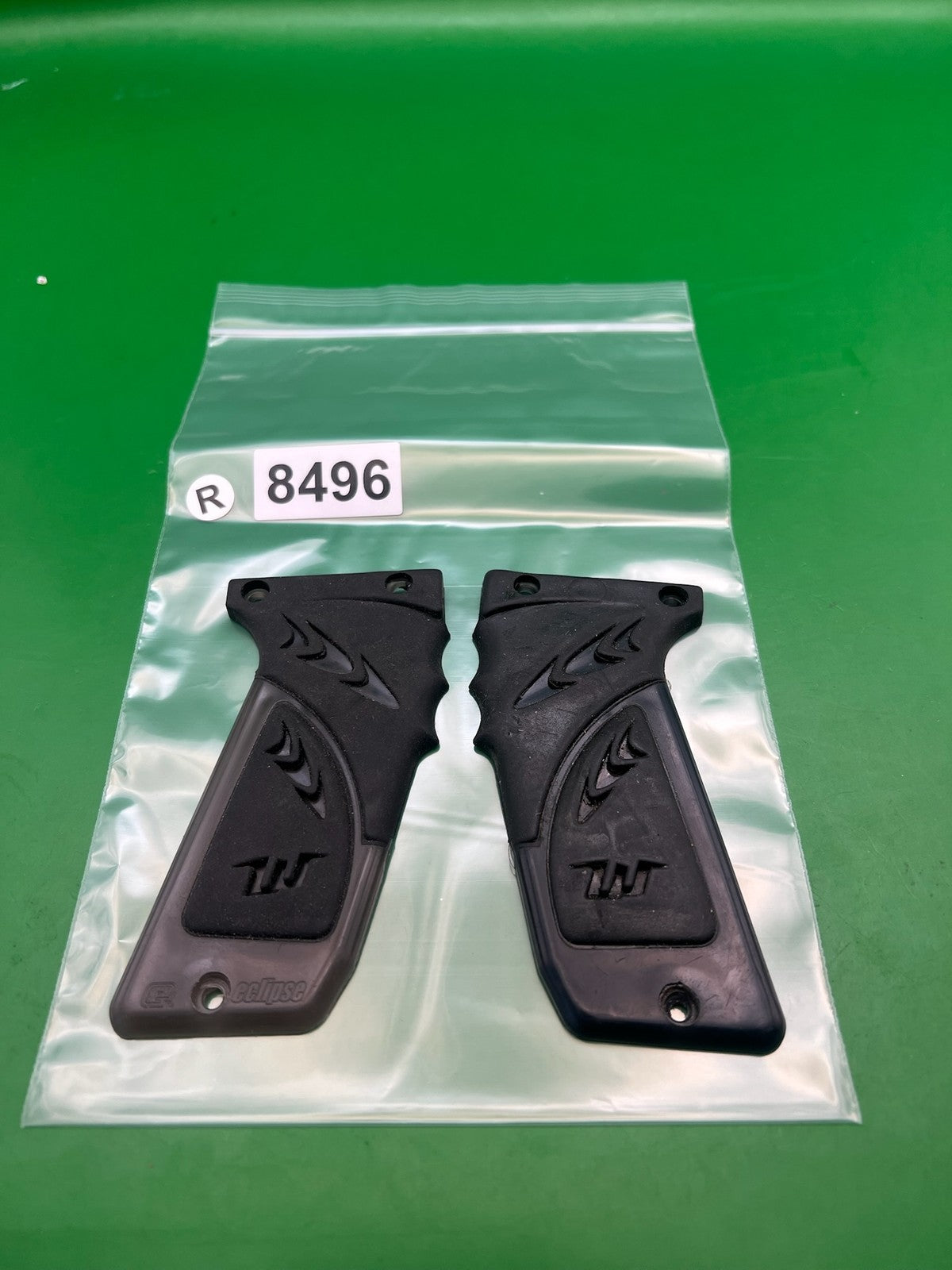 WGP Planet Eclipse Worr Blade Grip Panels Black Rubber Pair