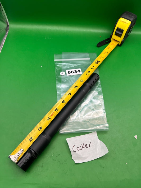 Autococker Barrel Black 12in .689 Bore Ported Tip