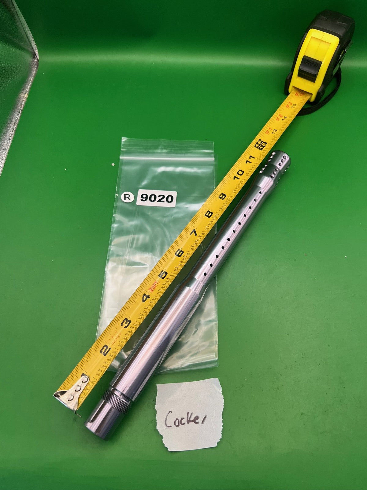 Dye Xcel 12" Barrel Autococker Thread .687 Bore AC Silver Aluminum