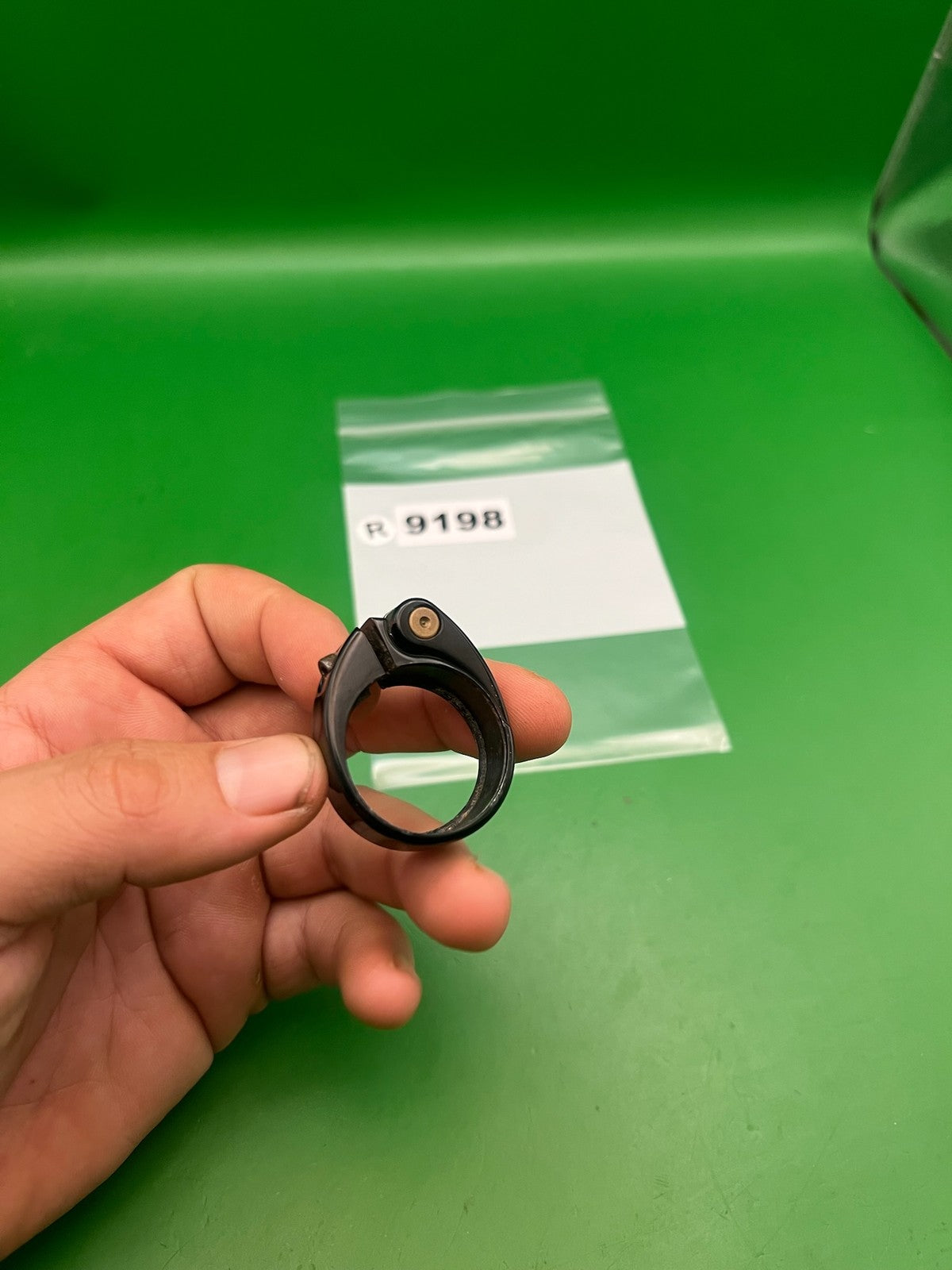Hybrid HedLok Clamping Feedneck Collar Black Aluminum