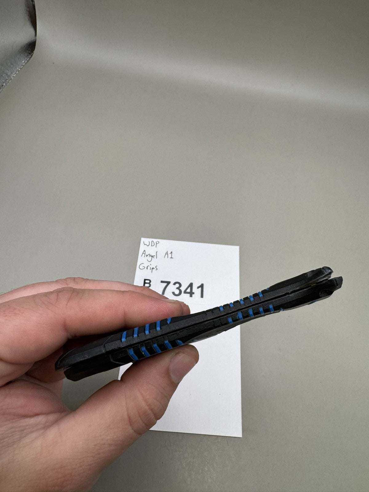 WDP Angel A1 Grip Panels Black Blue