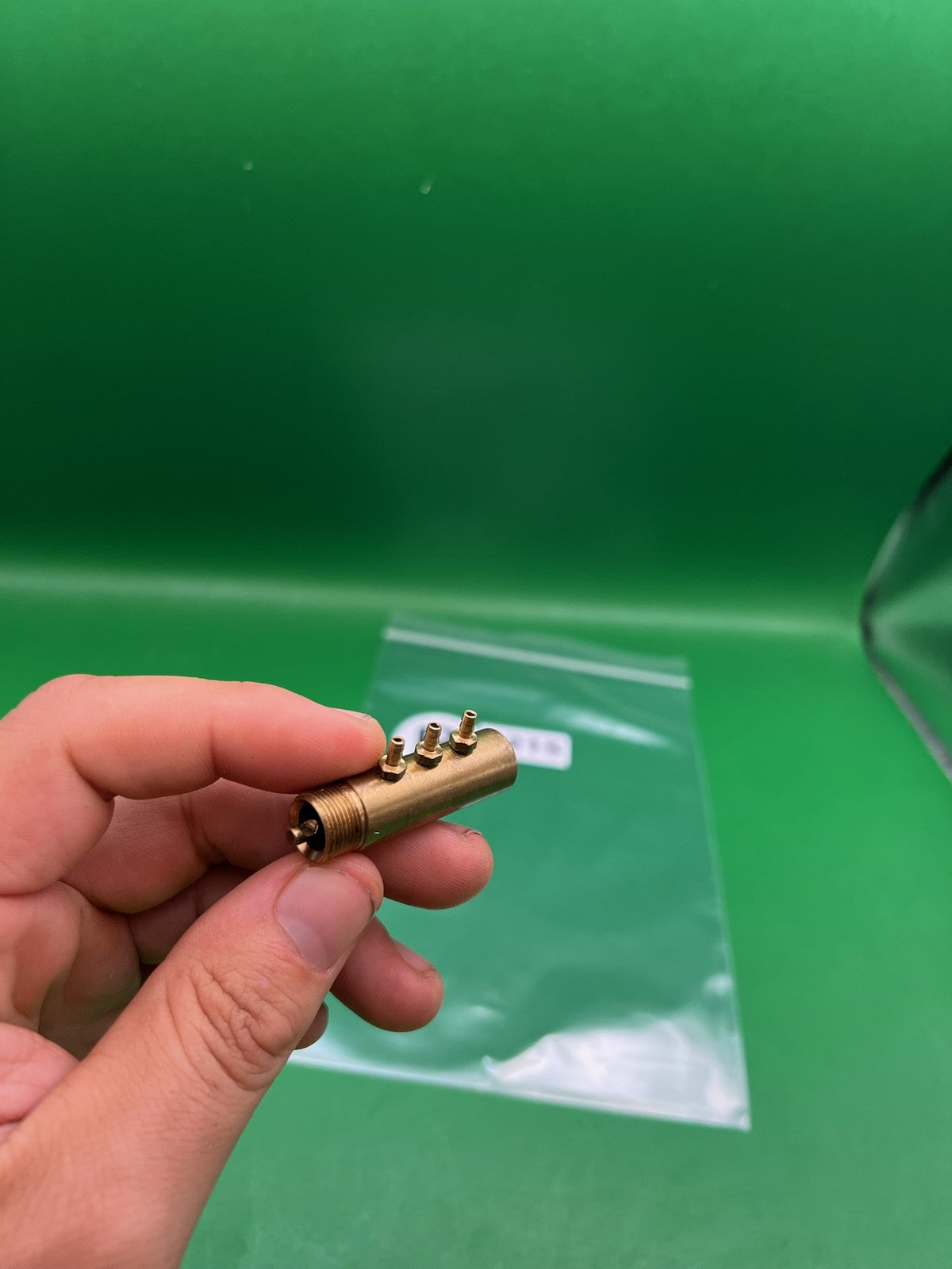 Brass Autococker Ram - used paintball ram - brass
