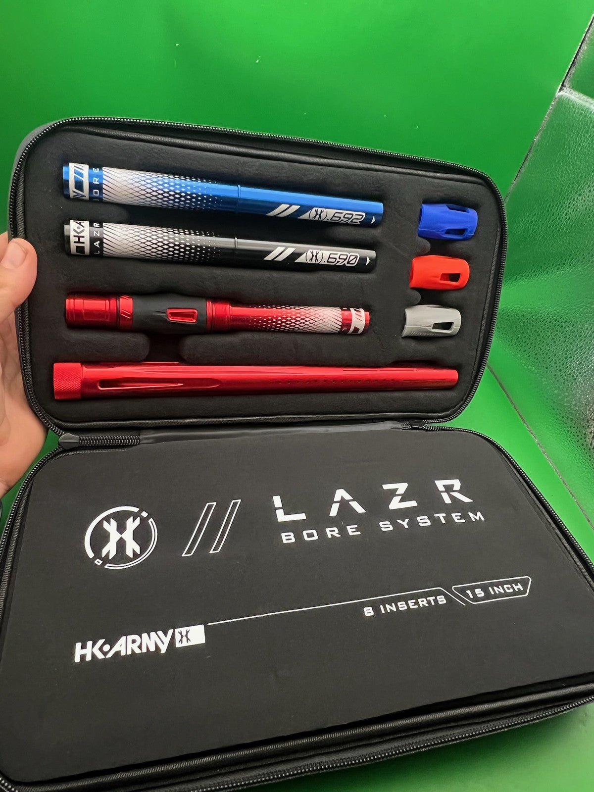 HK Army LAZR Bore System 15 Inch Barrel Kit 8 Inserts .680-.692 Red