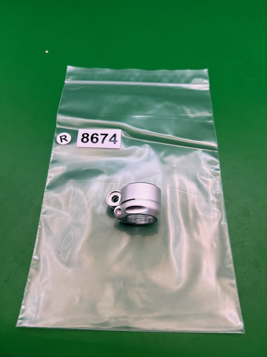 Planet Eclipse Low Rise Clamping Feedneck Collar Silver Aluminum