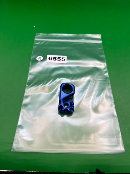 Blue Back Block Autococker - used paintball back block - blue anno