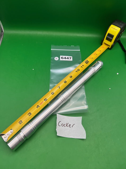 Raw Armson PTP Autococker Cocker Barrel Silver 12in .693 Bore - used paintball barrel - silver
