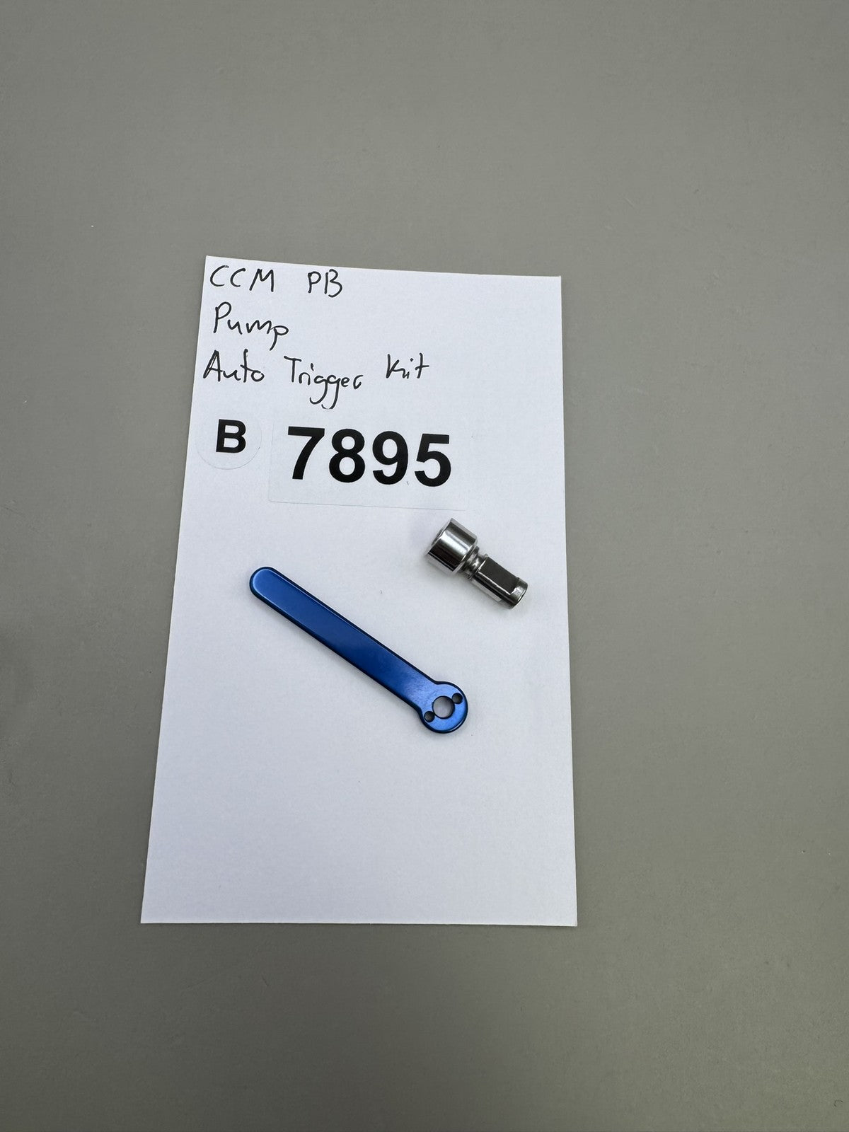 CCM Pump Auto Trigger Kit Blue Silver
