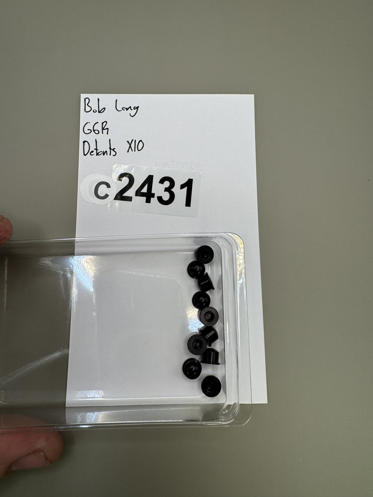 Bob Long G6R Detents X10