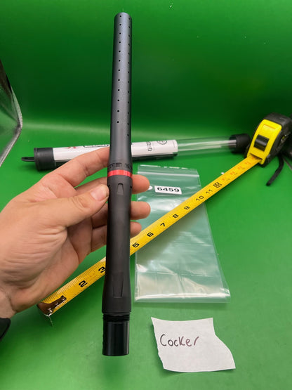 Empire Autococker Barrel Back Black .689 14" - used paintball barrel back - black