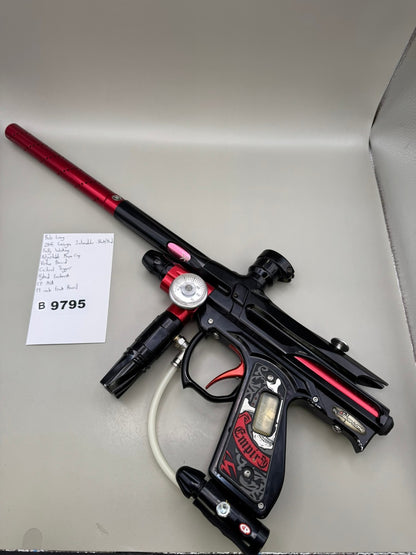Bob Long 2k5 Lasoya Intimidator - Black/Red - Paintball Marker Fully Working