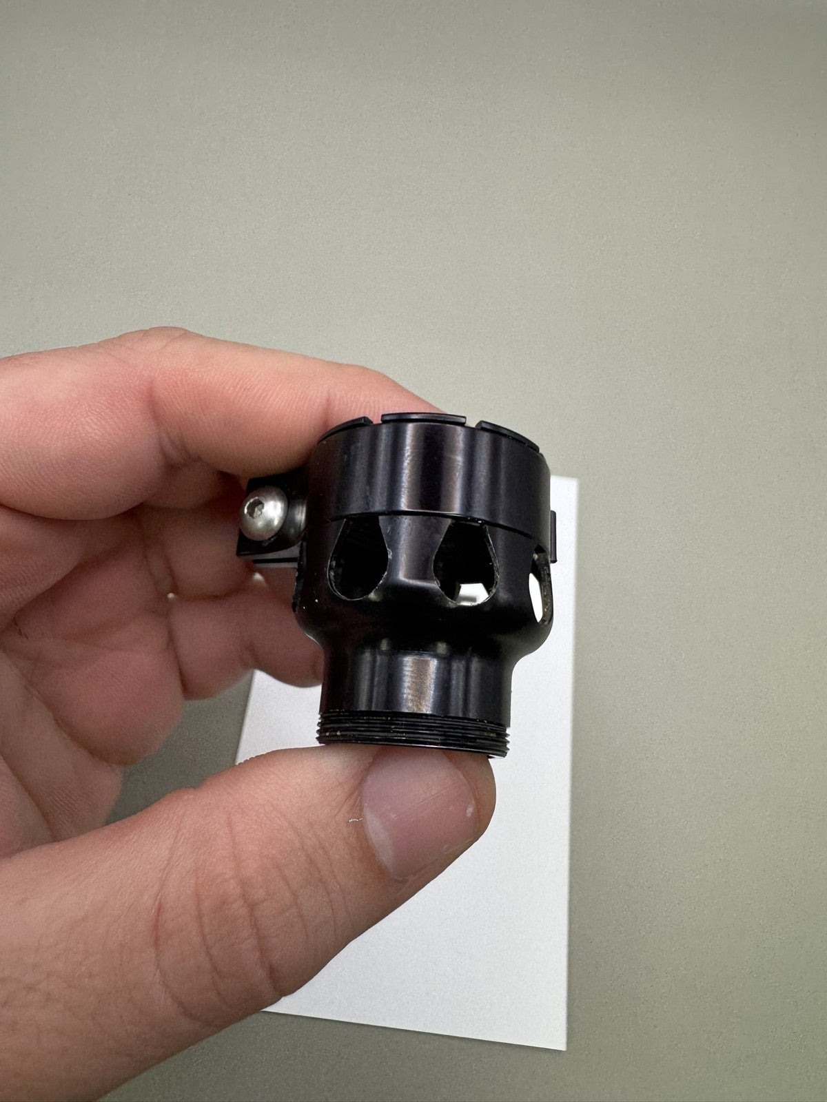 Custom Products Dye Threaded Clamping Feedneck Black