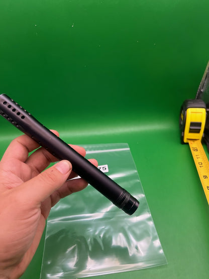 Ultralight Dust black Tip - used paintball barrel tip - dust black
