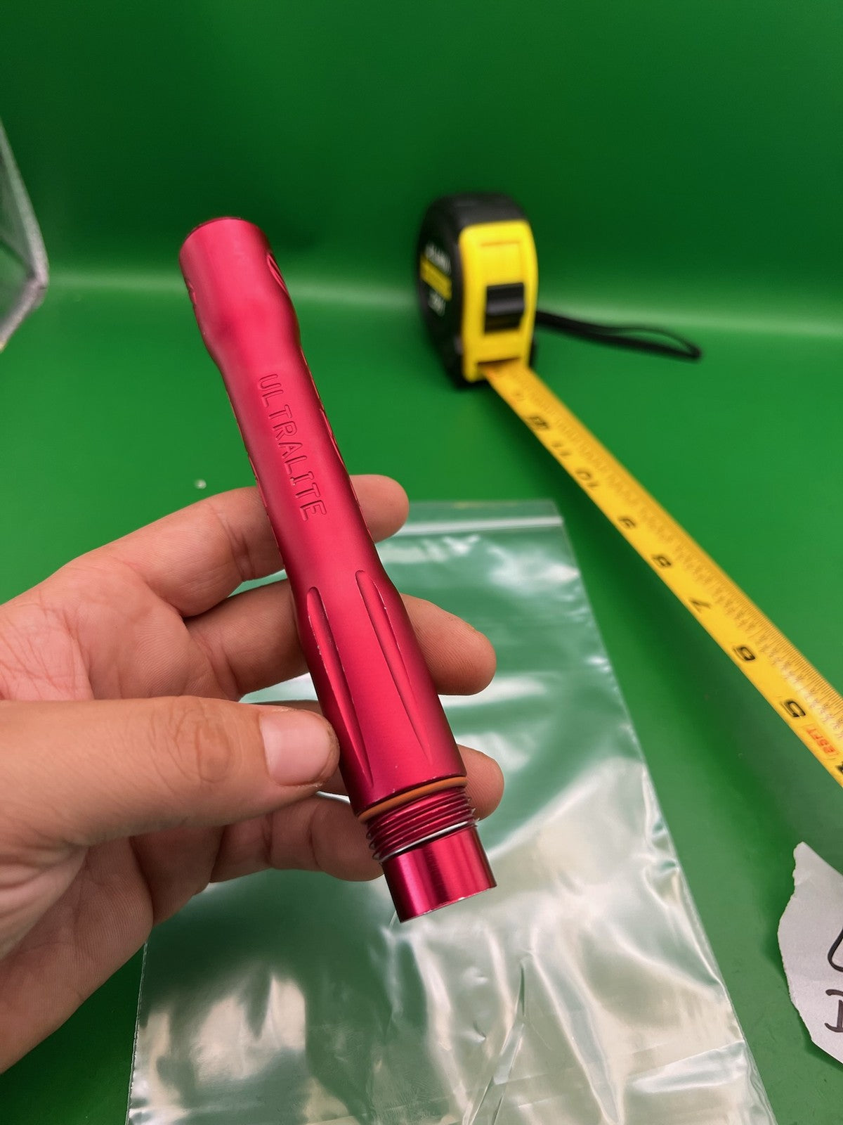 Dye/Proto UL Paintball Barrel Back Red .692 8in Luxe Ion Thread