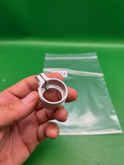 Planet Eclipse Low Rise Clamping Feedneck Collar Silver Aluminum