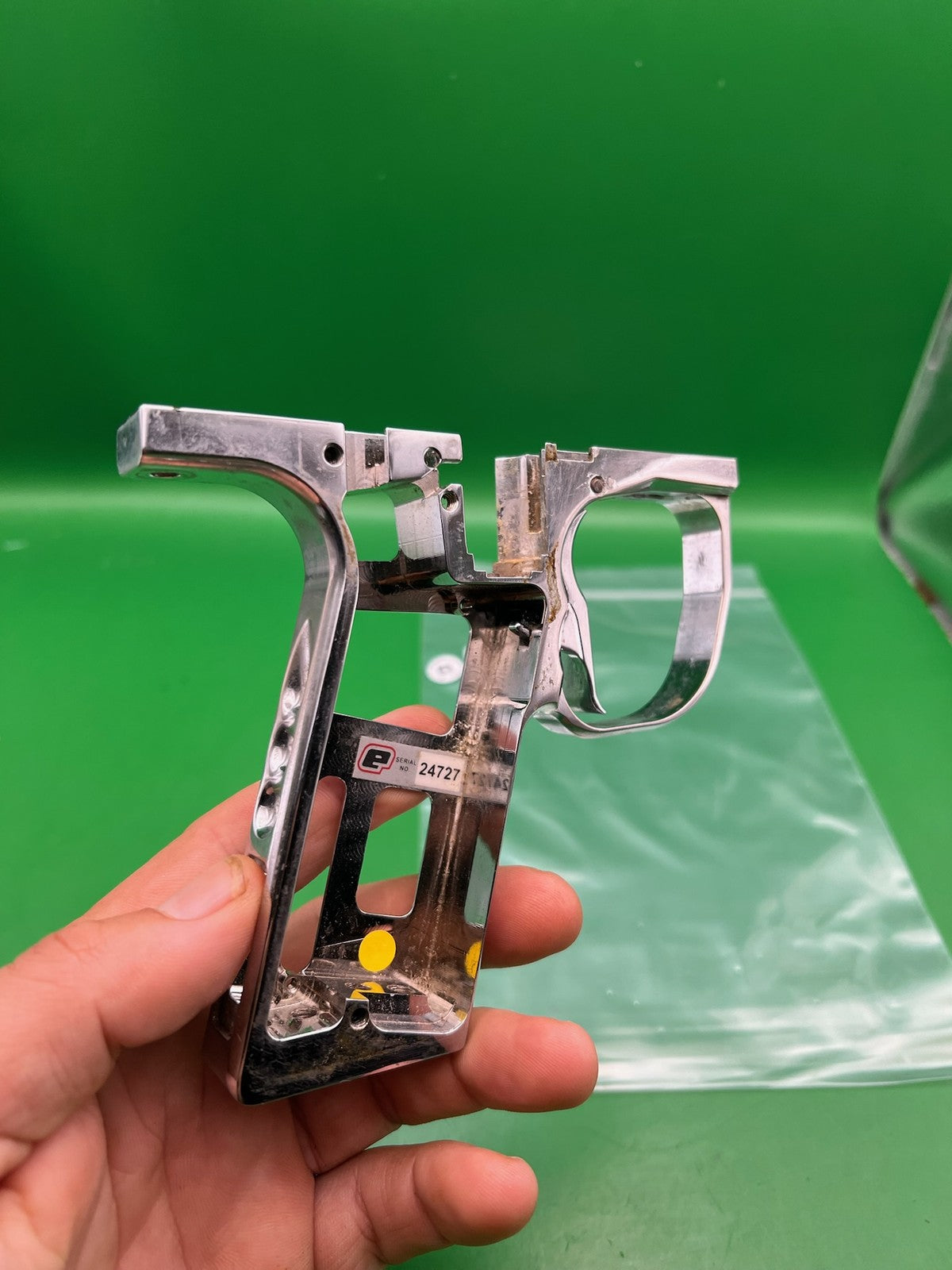 Planet Eclipse E2 FrameAutococker Electronic Trigger Frame Raw Polished Aluminum