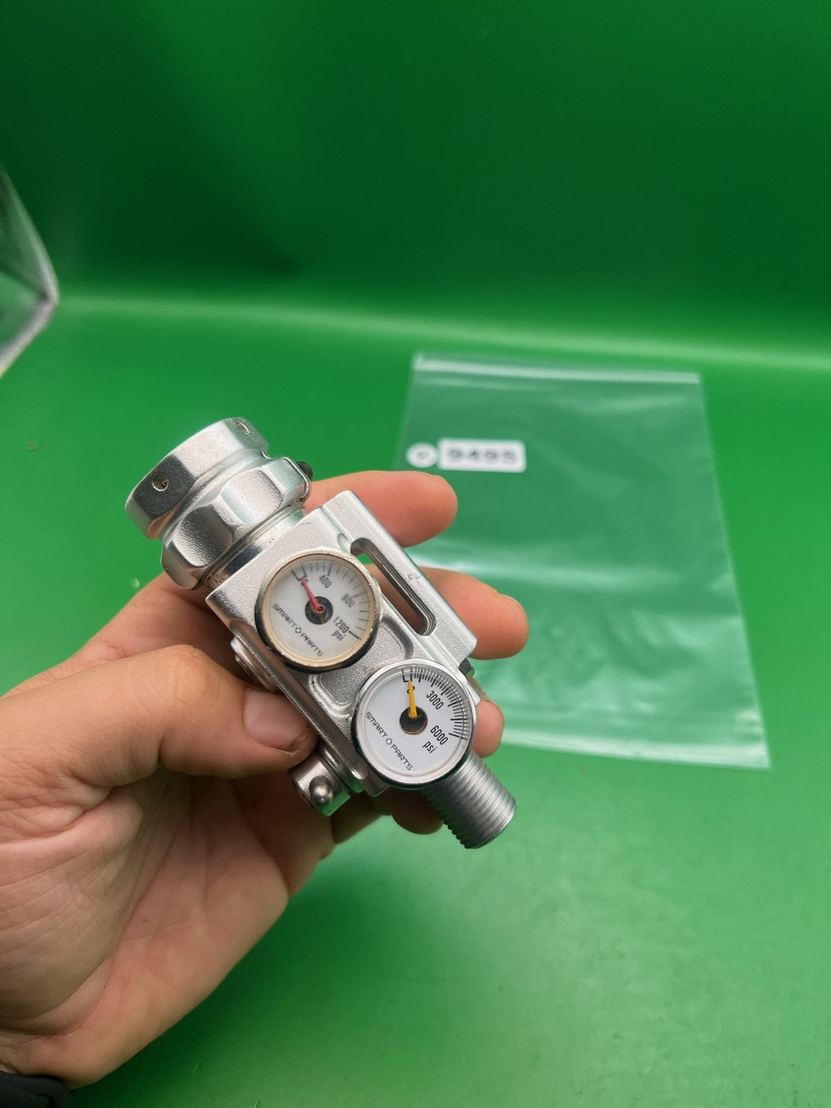 Smart Parts Max Flo Tank Regulator 4500 PSI Silver Aluminum HPA