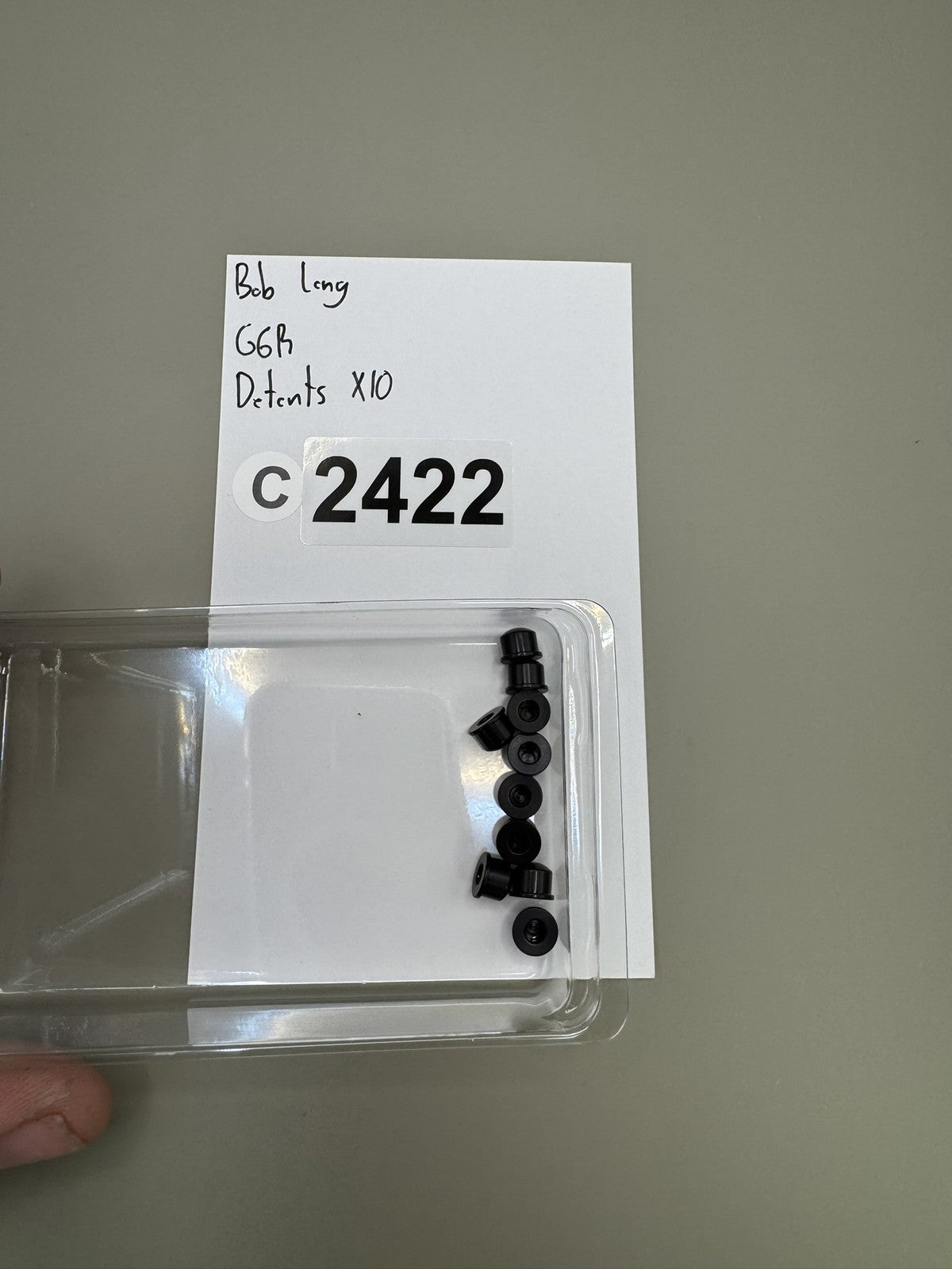 Bob Long G6R Detents X10