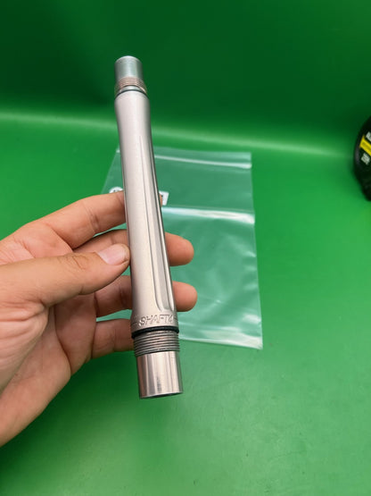 Planet Eclipse Shaft 4 Barrel Back Satin Silver .689 Bore AC Thread ~8"