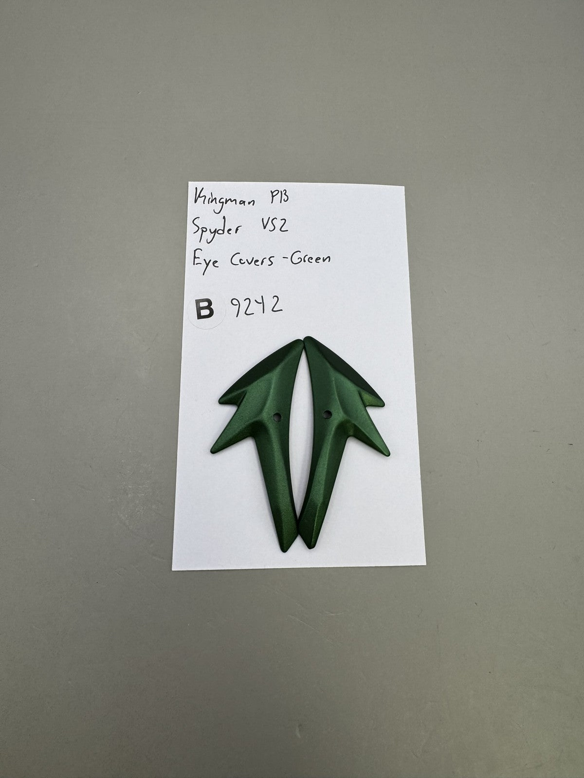 Kingman PB Spyder VS2 Eye Covers - Green