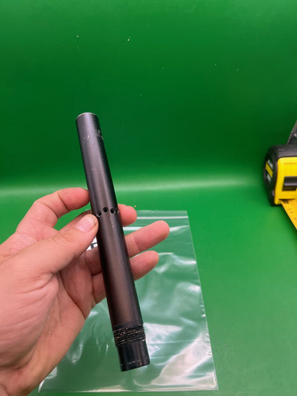 HK Autococker Barrel Back - used paintball barrel back - black