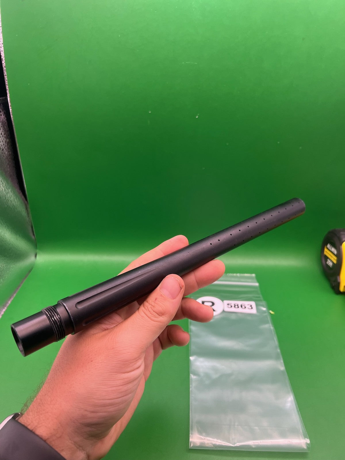 Stock Empire Autococker Barrel .692 Black - used paintball barrel - black