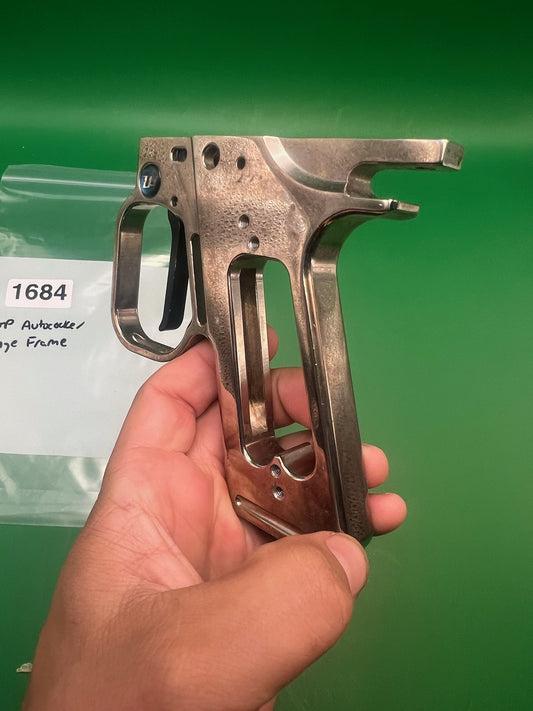 WGP Autococker Swing Trigger Frame Silver Aluminum Hinge Style